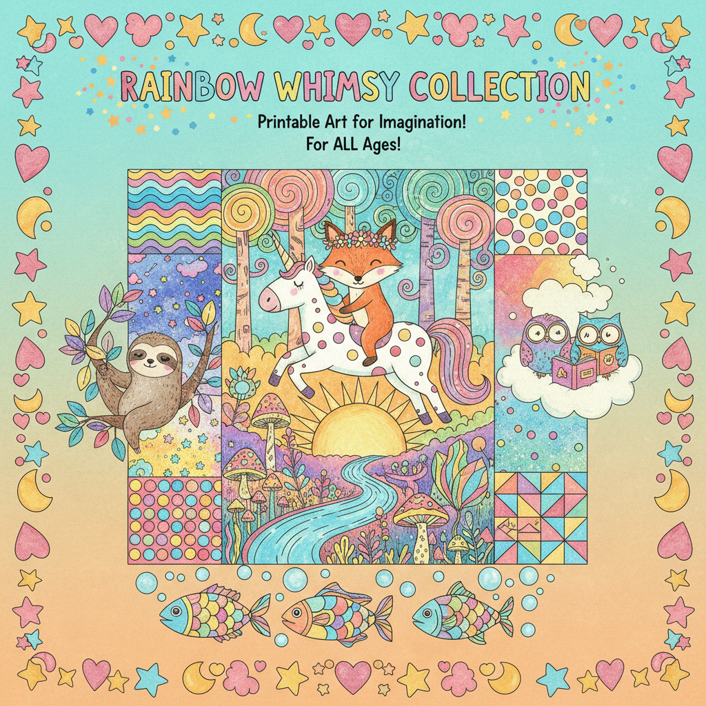 Printable Art Collection for Kids and Adults