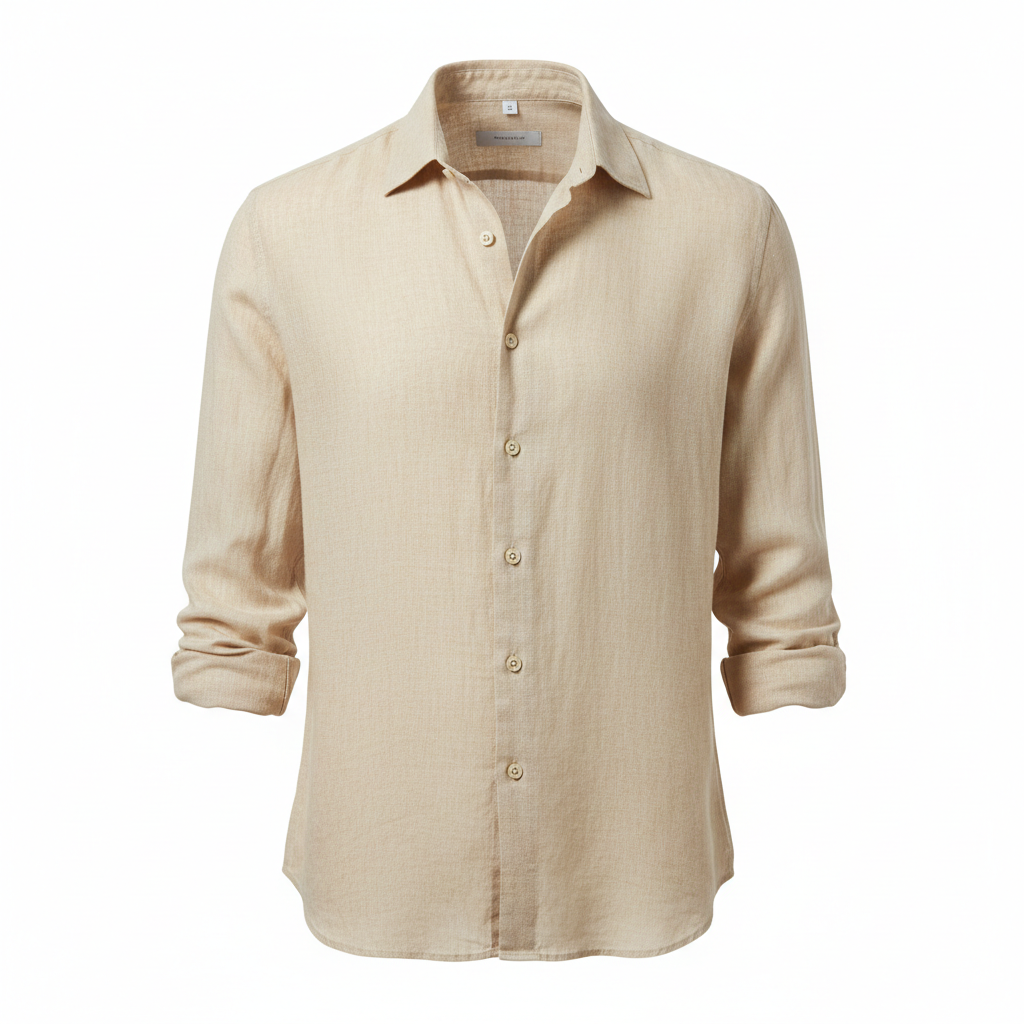 Long sleeve mens Linen shirt